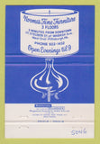 Matchbook Cover - Norma's Furniture Pittsburgh PA 40 Strike