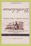 Matchbook Cover - Bartholomew Funeral Home Bellmore NY 40 Strike