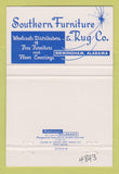 Matchbook Cover - Southern Furniture & Rug Birmingham AL 40 Strike