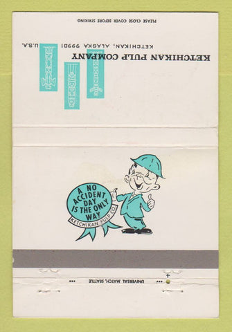 Matchbook Cover - Ketchikan Pulp Company AK 40 Strike
