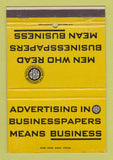 Matchbook Cover - Associates Business Publications 40 Strike