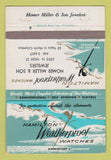 Matchbook Cover - Hamilton Watches Homer Miller Jewelry Columbus OH 40 Strike