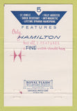 Matchbook Cover - Hamilton Watches Rossio Jewelry Cleveland OH 40 Strike