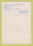 Matchbook Cover - Little Rock AR Tourism WEAR 40 Strike