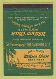 Matchbook Cover - Willson Chase Men's Clothes St Petersburg FL 40 Strike