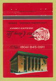 Matchbook Cover - First Colony Life Insurance Lynchburg VA 40 Strike
