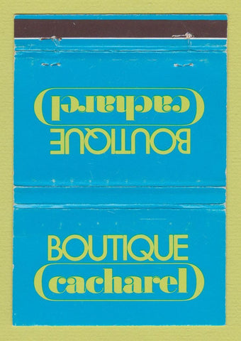 Matchbook Cover - Boutique Cacharel Strasbourg WEAR 40 Strike