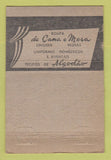 Matchbook Cover - Bicho Seda Clothes Copacabana Brazil 40 Strike