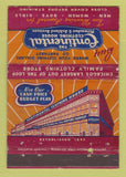Matchbook Cover - Continental Clothing House Chicago IL 40 Strike
