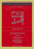Matchbook Cover - Brainerd Men's Clothes Chattanooga TN 40 Strike