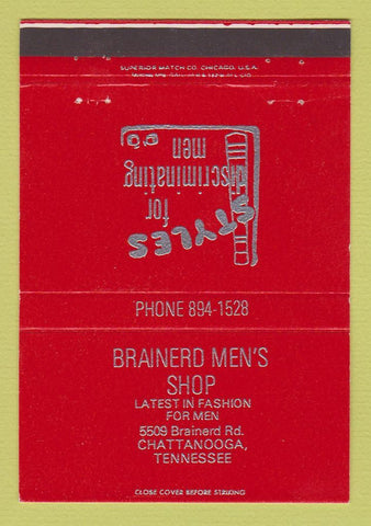 Matchbook Cover - Brainerd Men's Clothes Chattanooga TN 40 Strike
