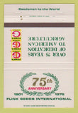 Matchbook Cover - Funk Seeds 1976 Corn WEAR 40 Strike