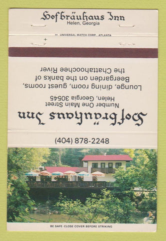 Matchbook Cover - Hof Brau Haus Inn Helen GA 40 Strike