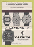 Matchbook Cover - Candino Watches QC 40 Strike