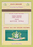 Matchbook Cover - Hamilton Watches Paul Diller Jewelry Reading PA 40 Strike