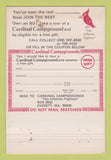 Matchbook Cover - Cardinal Campgrounds  Everett WA 40 Strike