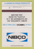 Matchbook Cover - Nibco Pipe Sunbelt Marketing Atlanta GA 40 Strike