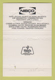Matchbook Cover - Nibco Pipe Sunbelt Marketing Atlanta GA 40 Strike