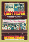 Matchbook Cover - Neighborhood Restaurant Timothy's John's Atlanta GA 40 Strike