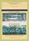 Matchbook Cover - Country Squire Restaurant Grayslake IL 40 Strike