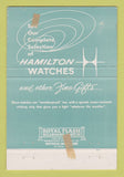 Matchbook Cover - Hamilton Watches Peter & Sons Jewelry Digby? 40 Strike