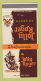 Matchbook Cover - Jolly Roger Waikiki Costa Mesa Santa Ana Whittier CA 30 Strike