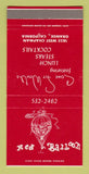 Matchbook Cover - Red Balloon Restaurant Orange CA 30 Strike