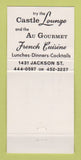 Matchbook Cover - Lake Merritt Hotel Restaurant Oakland CA 30 Strike