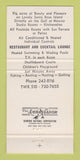 Matchbook Cover - Coronado Motor Hotel Fort Walton Beach FL 30 Strike