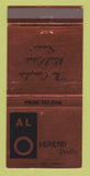 Matchbook Cover - Al Overend Real Estate Scottsdale AZ 30 Strike