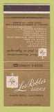 Matchbook Cover - Los Robles Lodge Santa Rosa CA 30 Strike