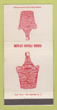 Matchbook Cover - Madrid Spanish Restaurant Los Angeles CA 30 Strike