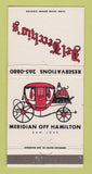 Matchbook Cover - Del Vecchio's Restaurant San Jose CA 30 Strike