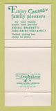 Matchbook Cover - Little Caesar's Restaurants San Diego La Mesa CA 30 Strike