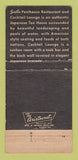Matchbook Cover - Seibu Restaurant Los Angeles CA Japanese 30 Strike