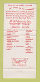 Matchbook Cover - Little Switzerland St Thomas Croix Martin  30 Strike