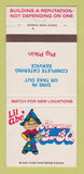 Matchbook Cover - Lil Abe' BBQ Tarboro NC 30 Strike