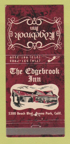Matchbook Cover - Edgebrook Inn Buena Park CA 30 Strike