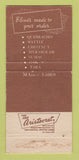 Matchbook Cover - Pilar River Plate Corp Newark NJ Tanning Extracts 30 Strike