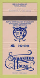 Matchbook Cover - Samaniego House Tucson AZ 30 Strike