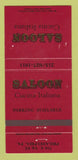 Matchbook Cover - Saloon Cucina Italiana Philadelphia PA Italian 30 Strike
