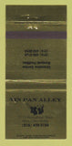 Matchbook Cover - Tin Pan Alley Niles OH 30 Strike