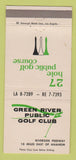Matchbook Cover - Green River Public Golf Club Anaheim CA 30 Strike