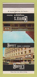 Matchbook Cover - Coffee's Fresno Bakersfield CA Clothes 30 Strike
