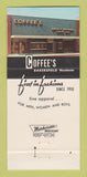 Matchbook Cover - Coffee's Fresno Bakersfield CA Clothes 30 Strike