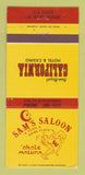 Matchbook Cover - Sam's Saloon Las Vegas NV California Casino girlie 30 Strike