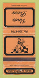 Matchbook Cover - Vine's Pizza Olds AB WORN 30 Strike