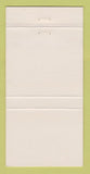 Matchbook Cover - Silvercryst Supper Club Motel Wautoma WI 30 Strike