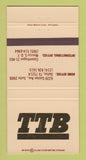 Matchbook Cover - TTB Trucking Dallas TX 30 Strike