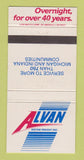 Matchbook Cover - Alvan Motor Freight Trucking WEAR 30 Strike